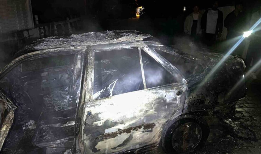 Edirne’nin Keşan ilçesinde meydana gelen bir olayda, park halindeki bir