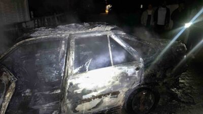 Edirne’nin Keşan ilçesinde meydana gelen bir olayda, park halindeki bir