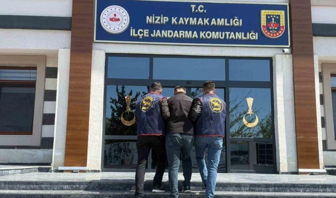 Gaziantep’te, DAEŞ terör örgütü üyeliğinden aranan bir kişi, Jandarma ekipleri