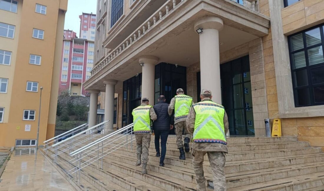 Gümüşhane’de jandarma ekipleri, yol kontrolü sırasında durdurdukları araçta yapılan kimlik