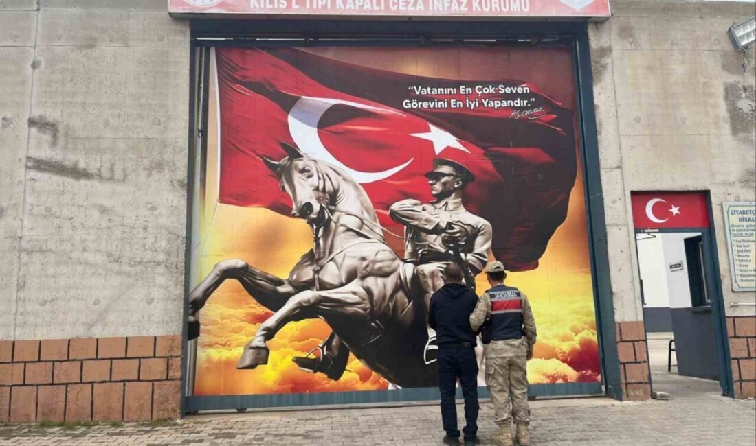 Kilis’in Elbeyli ilçesinde jandarma ekiplerinin yürüttüğü operasyon kapsamında, hakkında kesinleşmiş