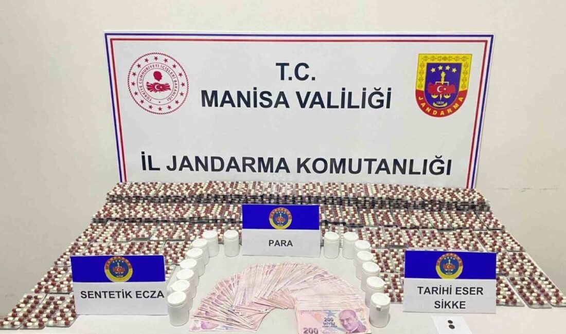 Manisa’nın Kırkağaç ilçesinde jandarma ekipleri tarafından gerçekleştirilen operasyonda binlerce sentetik