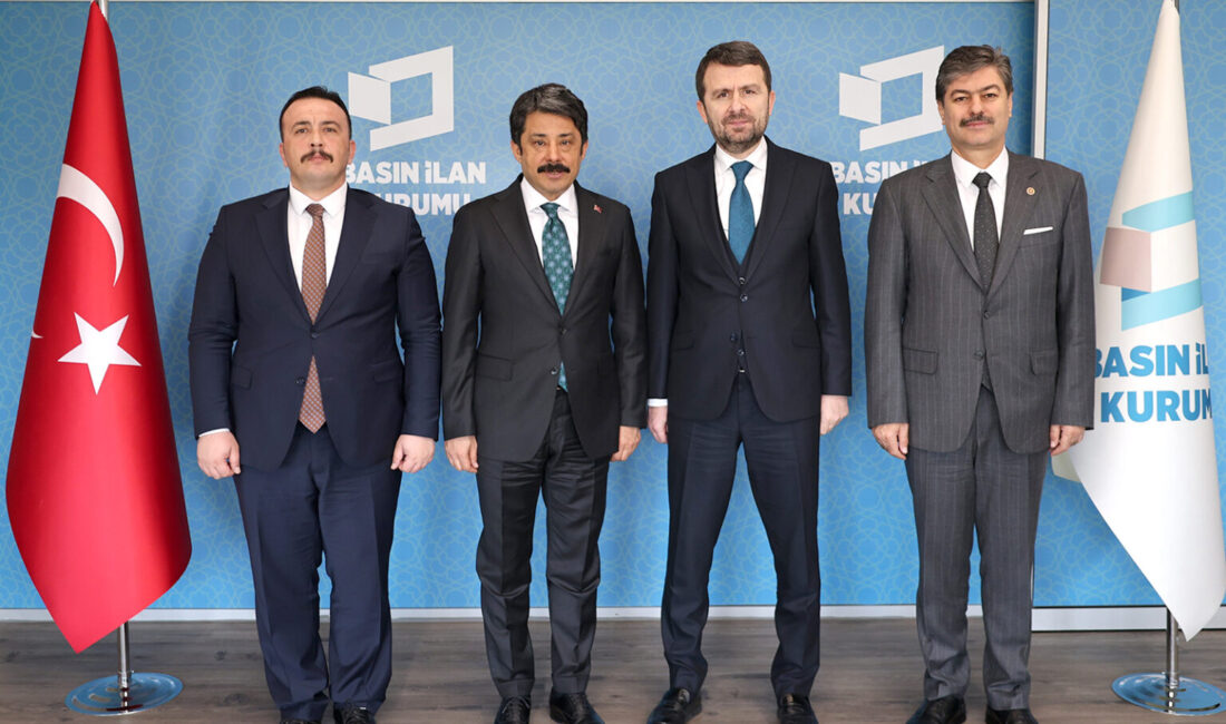 Kırşehir’in üst düzey yönetimi, Basın İlan Kurumu (BİK) Genel Müdürü