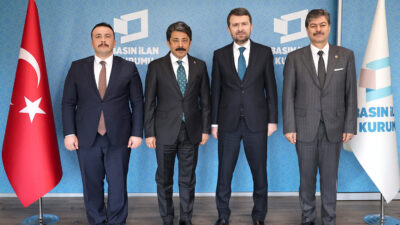 Kırşehir’in üst düzey yönetimi, Basın İlan Kurumu (BİK) Genel Müdürü