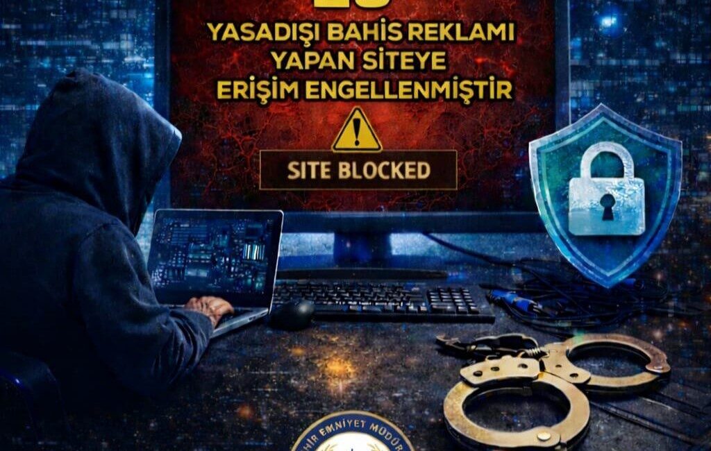 Kırşehir’de, yasa dışı bahis reklamı yapıldığı belirlenen 29 internet sitesi