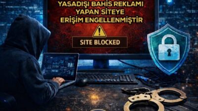 Kırşehir’de, yasadışı bahis sitelerinin reklamını yapan 33 internet sitesine erişim