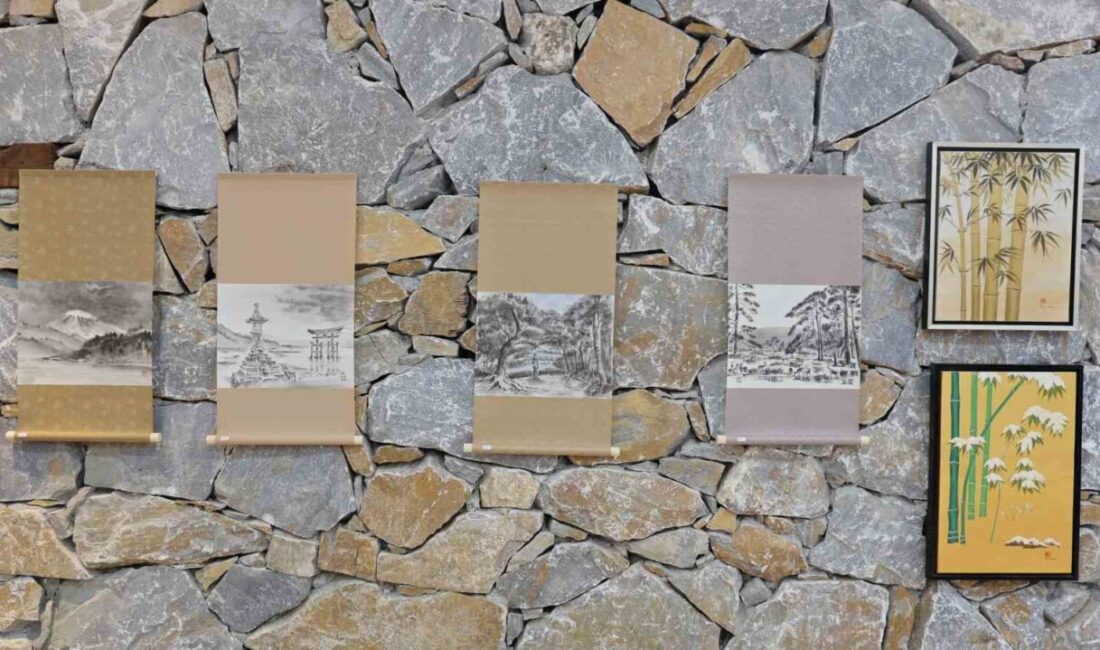 Kırşehir ilinde düzenlenen Plastik Sanatlar Sergisi ve Sakura Festivali’nin açılışı