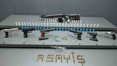 Kırşehir’de polis ekipleri tarafından gerçekleştirilen şok uygulama sonucunda silah ve