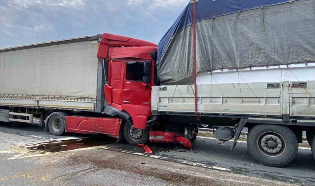 Kocaeli’nde, Ankara istikametine giden TEM Otoyolu’nda meydana gelen zincirleme kaza