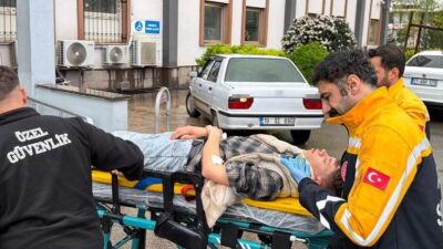 Kahta ilçesinde meydana gelen trafik kazasında, otomobilin kontrolünü kaybederek elektrik