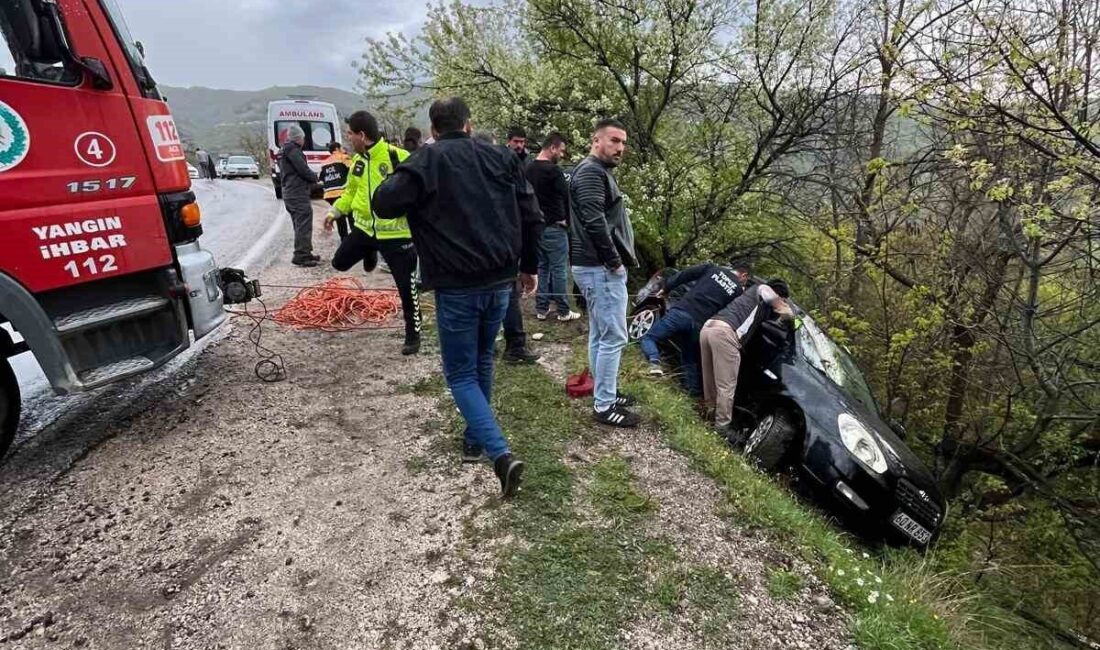 Tokat’ın Niksar ilçesinde yaşanan trafik kazasında 2 kişi yaralandı. Kaza,