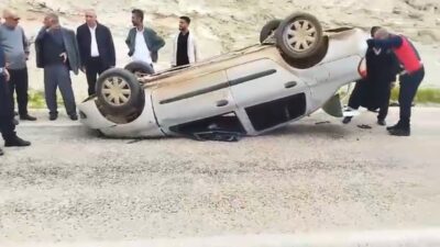 Besni ilçesinde meydana gelen trafik kazasında, bir kişi yaralandı. M.D.