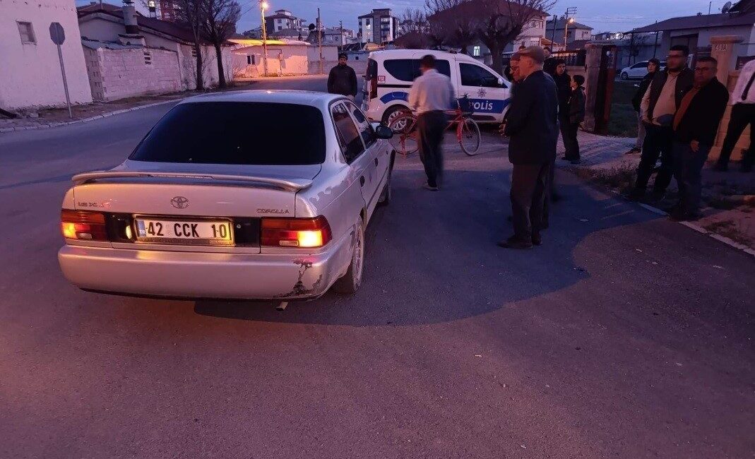 Konya’nın Karapınar ilçesinde meydana gelen trafik kazasında, iki ehliyetsiz sürücü