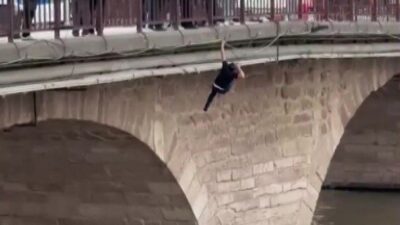 Yeşilırmak Nehri üzerinde bulunan Künç Köprüsü’nden atlayan bir kişi, Amasya’da