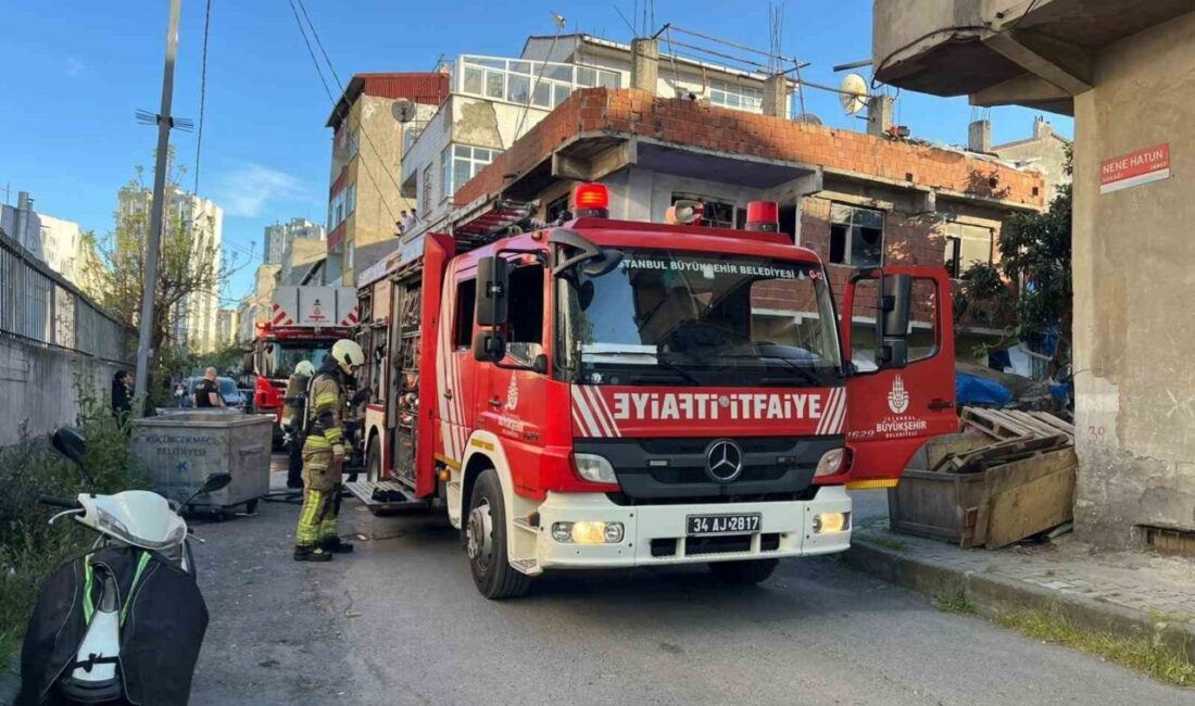 İstanbul Küçükçekmece’de meydana gelen yangın, hızlı müdahale sayesinde büyümeden kontrol