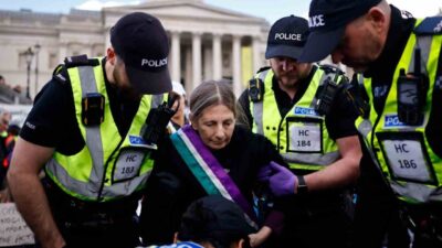 Londra’da “Palestine Action” adlı örgütü destekleyen protestocuların sayısı 523’e yükseldi.