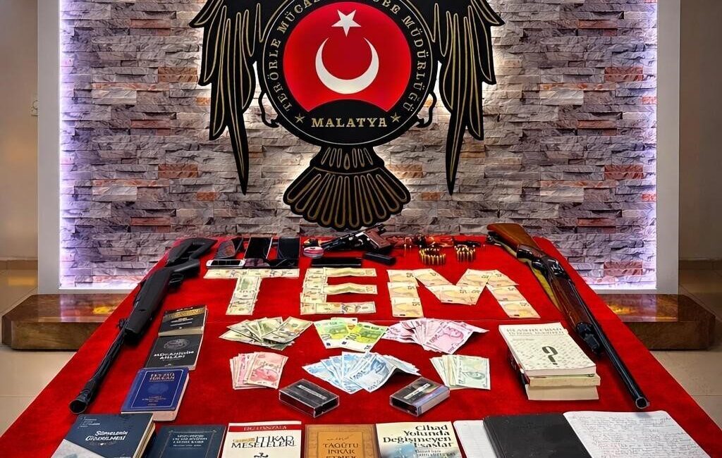 Malatya ve Şanlıurfa’da DEAŞ terör örgütüne karşı düzenlenen operasyonda 9