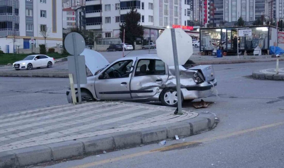 Malatya’da meydana gelen trafik kazasında bir hafif ticari araç ile