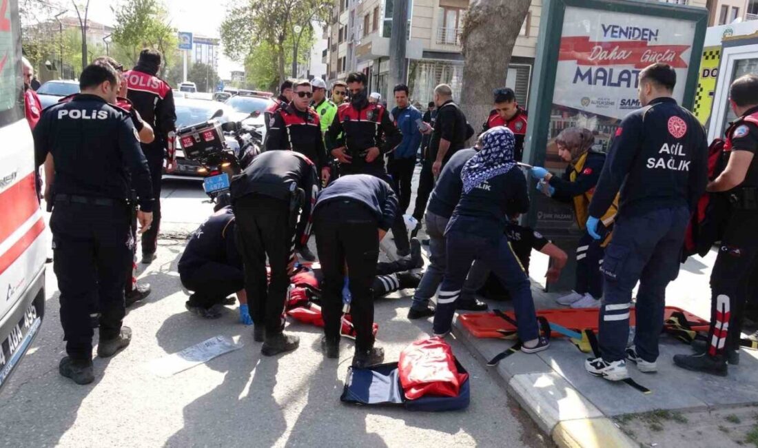 Malatya’da, yunus timlerinin karıştığı bir trafik kazasında 2 polis memuru