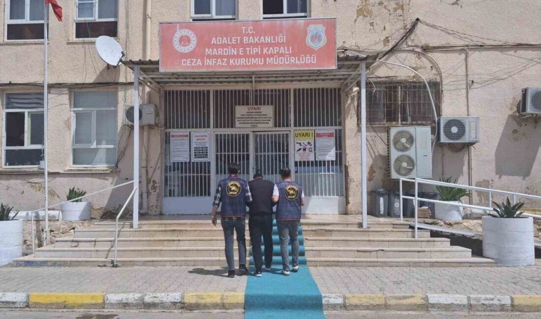 Mardin’de, 50 yıl hapis cezası olan 2 kaçak cezaevi hükümlüsü,