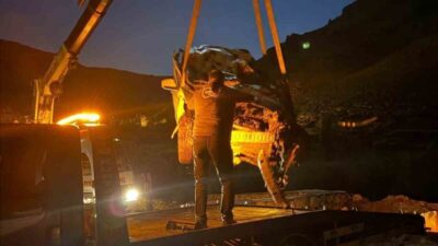 Mardin’in Nusaybin ilçesinde meydana gelen bir kaza sonucunda hafif ticari