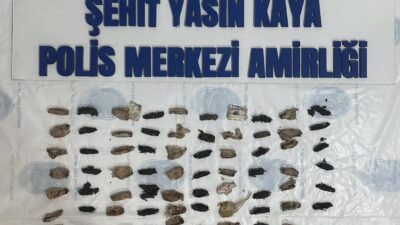 Mardin’in Derik ilçesinde polis ekipleri tarafından gerçekleştirilen uyuşturucu operasyonunda 3