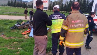 Mardin’in Kızıltepe ilçesinde meydana gelen acı bir olayda, bir motosiklet