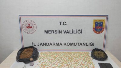 Erdemli ilçesinde jandarma ekipleri tarafından düzenlenen operasyonda uyuşturucu ticareti yapan