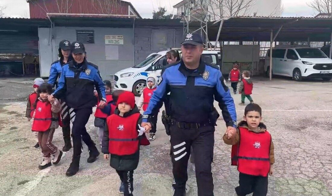 Erzincan Emniyet Müdürlüğü’nün organizasyonuyla, 10 Nisan Polis Haftası sebebiyle anaokulu