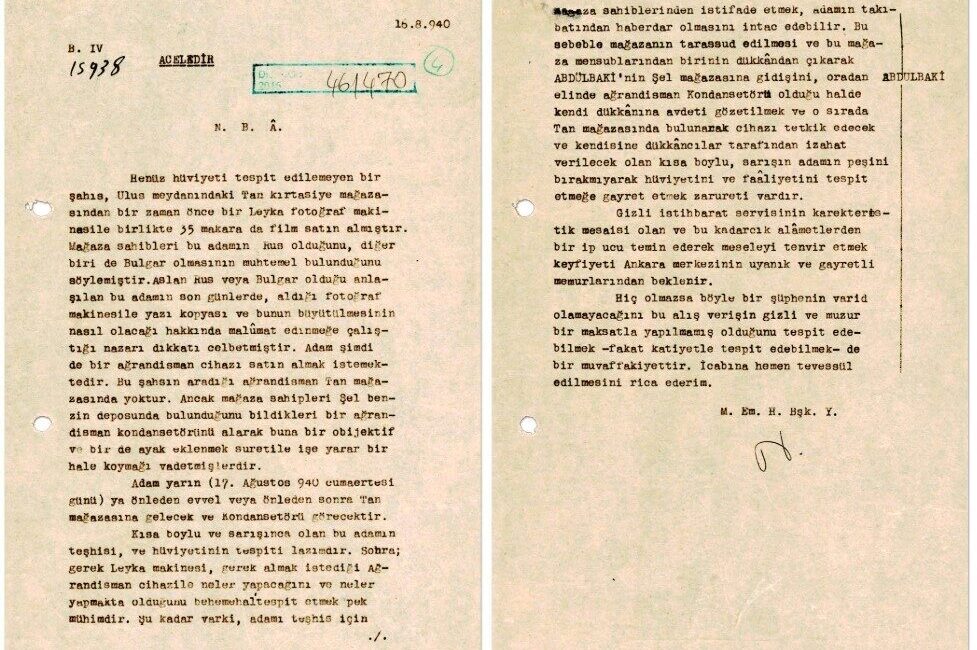Milli İstihbarat Teşkilatı (MİT), Ankara’nın Ulus semtinde şüpheli bir yabancı
