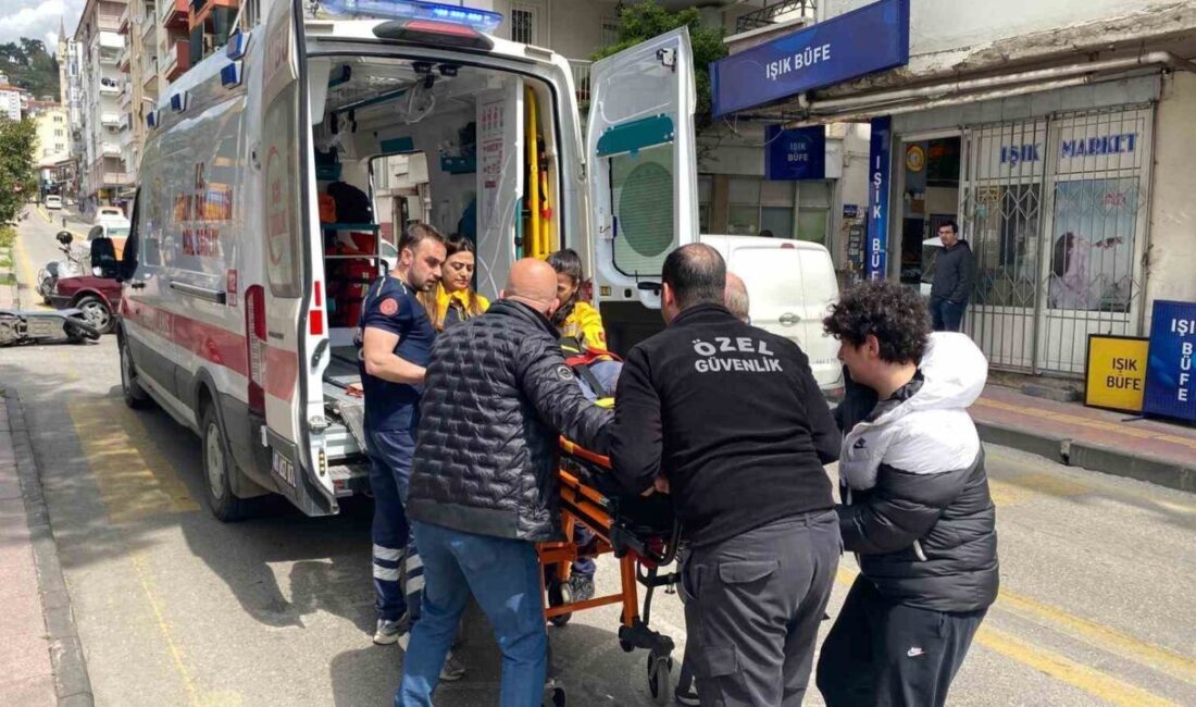 Aydın’ın Efeler ilçesinde motosikletle otomobilin çarpışması sonucu meydana gelen trafik