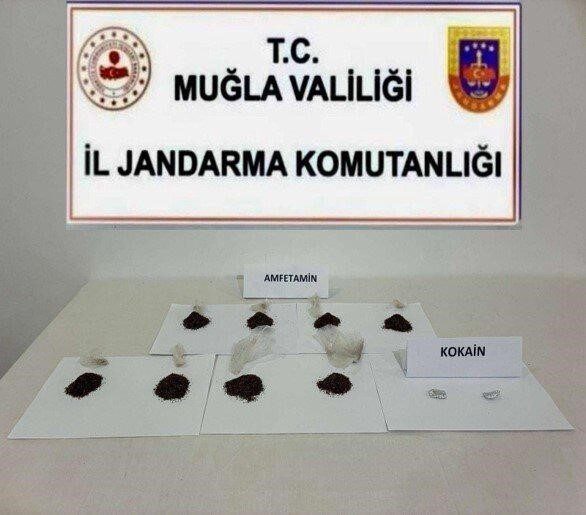 Muğla İl Jandarma Komutanlığı, uyuşturucuyla mücadele kapsamında yapılan operasyonlarda büyük