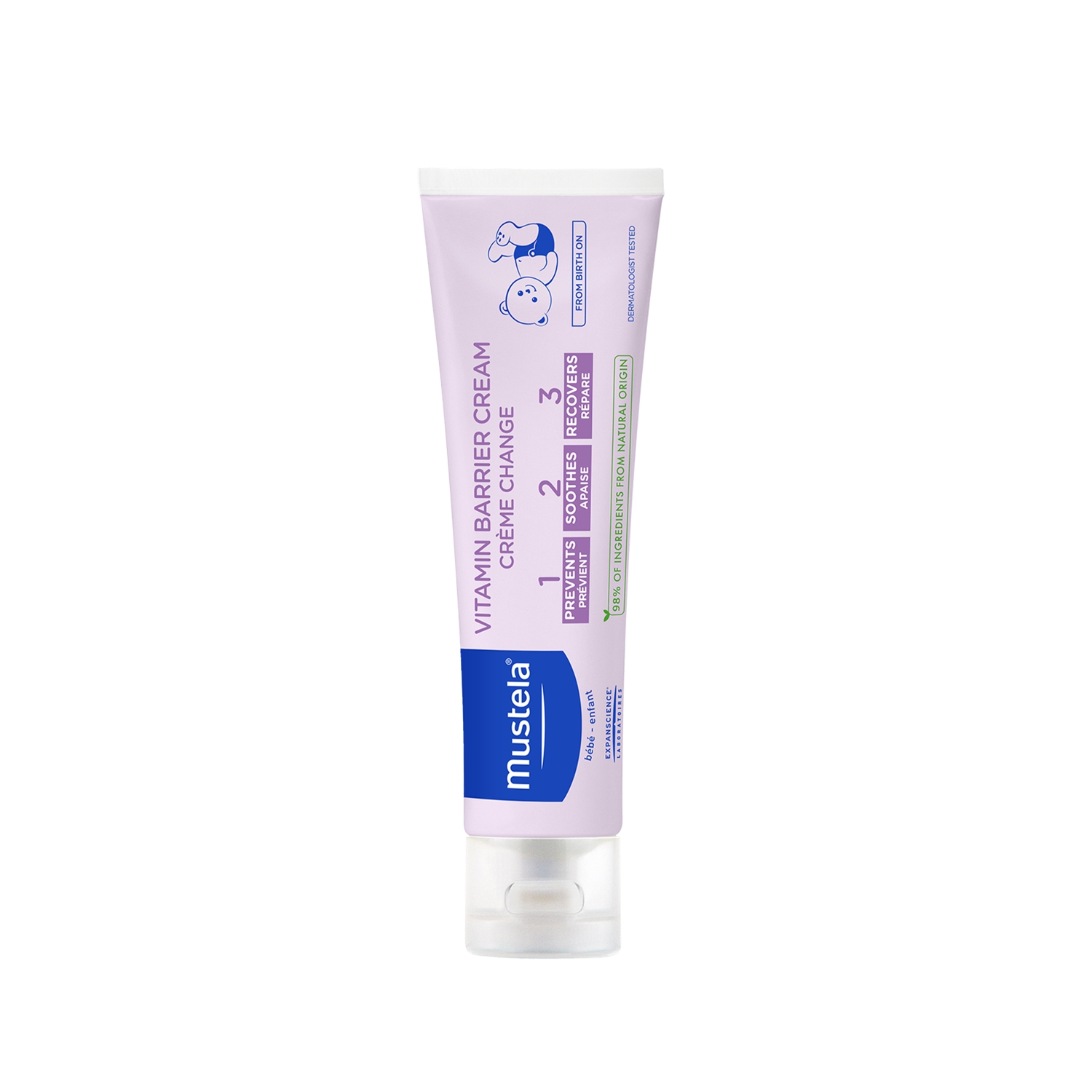 Mustela Vitamin Barrier 1-2-3 Cream Pişik Önleyici Krem 100 ml