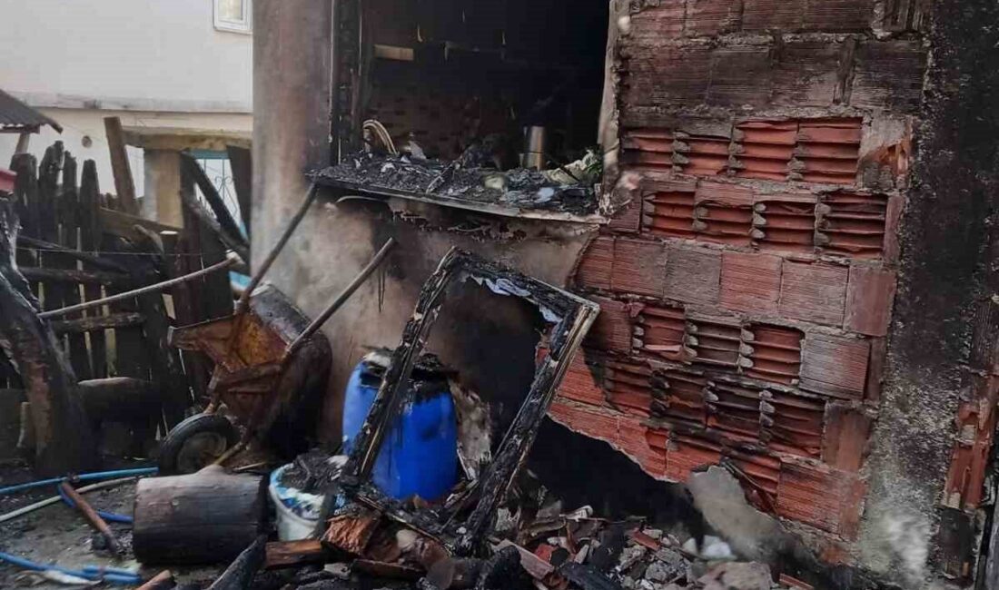 Kastamonu’nun İnebolu ilçesindeki Belen köyünde, Şükrü Erbay’a ait bir evin