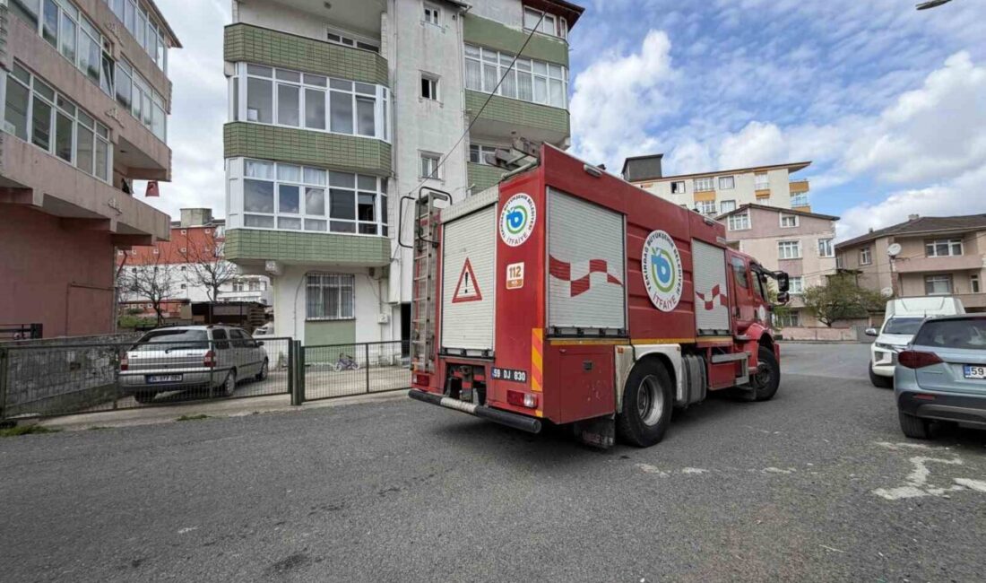 Kapaklı ilçesinin İnönü Mahallesi Kaya Sokak’ta yer alan bir apartmanın
