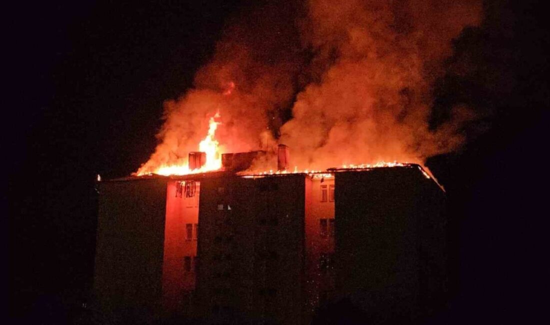 Nazilli ilçesinde yer alan Nazilli Fen Lisesi’nin pansiyon bölümünde çıkan