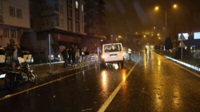 Nevşehir ilinde yoğun yağış ve dikkatsizlik nedeniyle kontrolü kaybeden bir