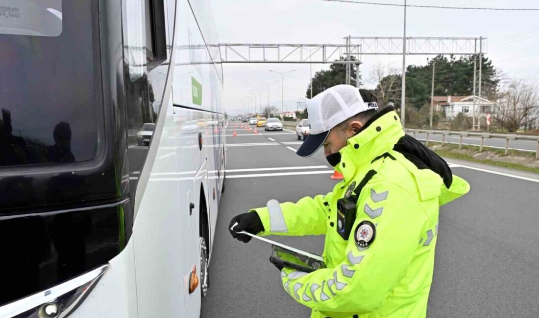 Ordu’da polis ekiplerince trafik kazalarını azaltmaya yönelik denetimler kapsamında son