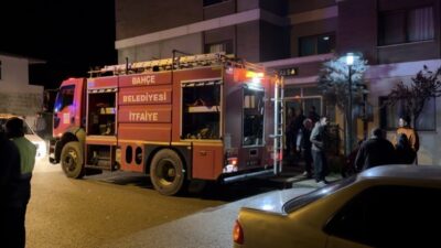 Osmaniye’nin Bahçe ilçesinde, İslam Mahallesi’nde bulunan bir apartman dairesinde meydana