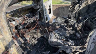 Bahçe ilçesine bağlı Savranlı köyü köprüsü mevkiinde seyir halindeki bir