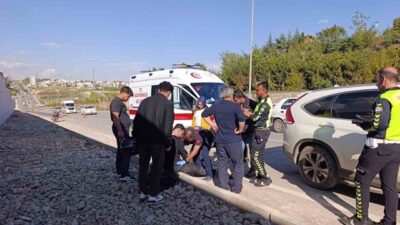 Adıyaman’da meydana gelen trafik kazasında otomobil ile motosiklet çarpıştı; 1