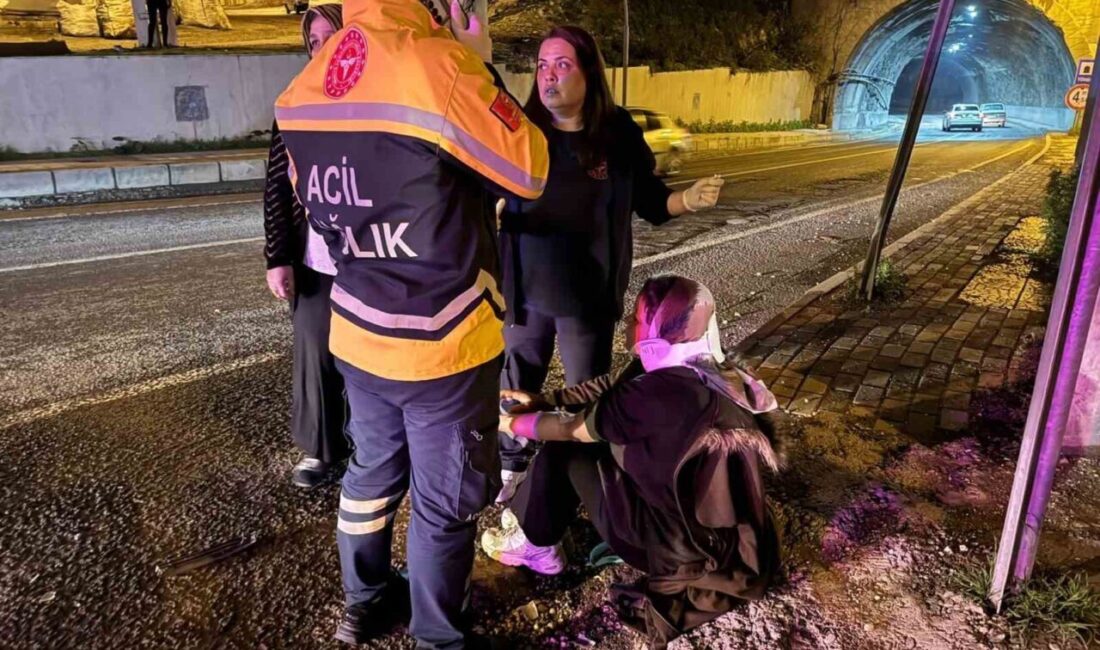 Birecik ilçesinde meydana gelen trafik kazasında motosikletle çarpışan bir çift