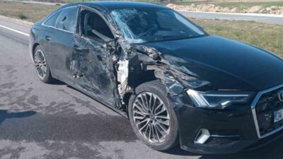 Afyonkarahisar’da meydana gelen bir trafik kazasında, otomobil ile patpat ismi