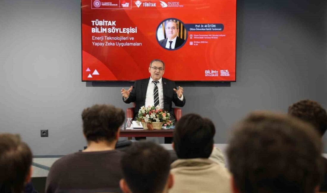 Düzce Üniversitesi Rektör Yardımcısı Prof. Dr. Ali Öztürk, TÜBİTAK Bilim