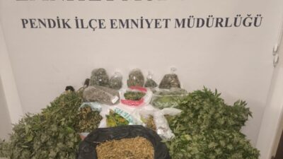 İstanbul Emniyet Müdürlüğü, Pendik’te gerçekleştirdiği operasyonda 10 kilo 65 gram