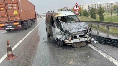 Eskişehir’de yaşanan bir kaza sonucunda 69 yaşındaki bir sürücü, aracıyla