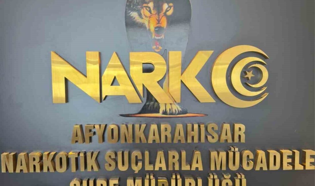 Afyonkarahisar’da polis, uyuşturucu satıcılarına yönelik gerçekleştirdiği operasyonda 1 kişiyi gözaltına