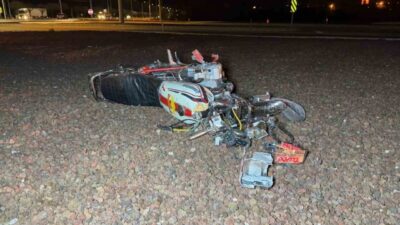 Afyonkarahisar’da, Bolvadin ilçesi Harlak Kavşağında meydana gelen trafik kazasında, kontrolden