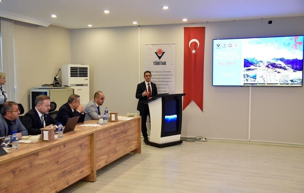 TÜBİTAK destekli bir proje kapsamında “Tarihi Kültür Miraslarında Kullanılan Yüzey