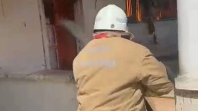 Hatay’ın Reyhanlı ilçesinde müstakil bir evde meydana gelen yangın, çevreye